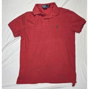 Ralph Lauren Custom Fit Polo Shirt‎ Cotton Pony Logo Casual Men's XL